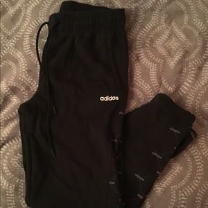 Black adidas sweatpants